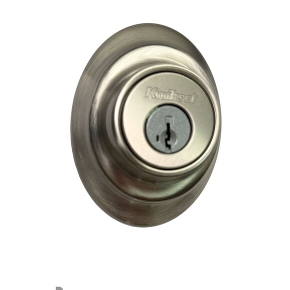 Kwikset Dakota Satin Nickel Door Handleset W/ Polo Knob & SmartKey 687DAXP15SMT - Picture 9 of 11